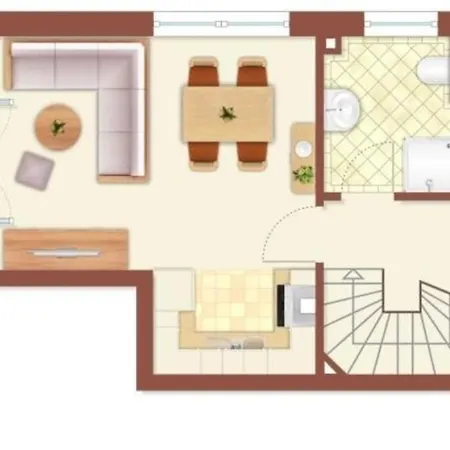 Apartmán Elbsegler, 3 Duhnen
